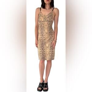 Guess Y2K snake print dress